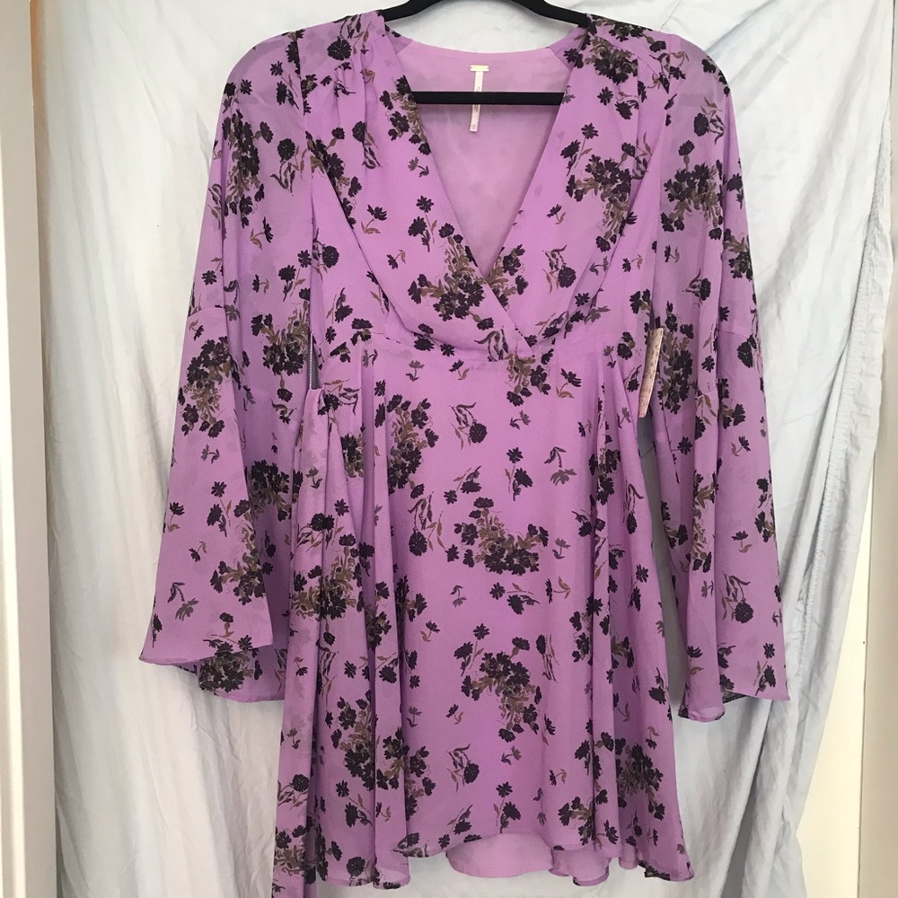 NWT Free People purple dress (size XS)